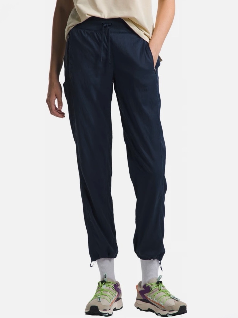 The North Face Aphrodite Motion Capri Pants Navy Women’s Hiking Size S - Picture 2 of 10